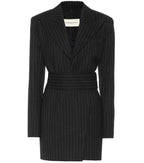 Alexandre Vauthier Striped Wool Mini Blazer Dress - House Of Huntington
