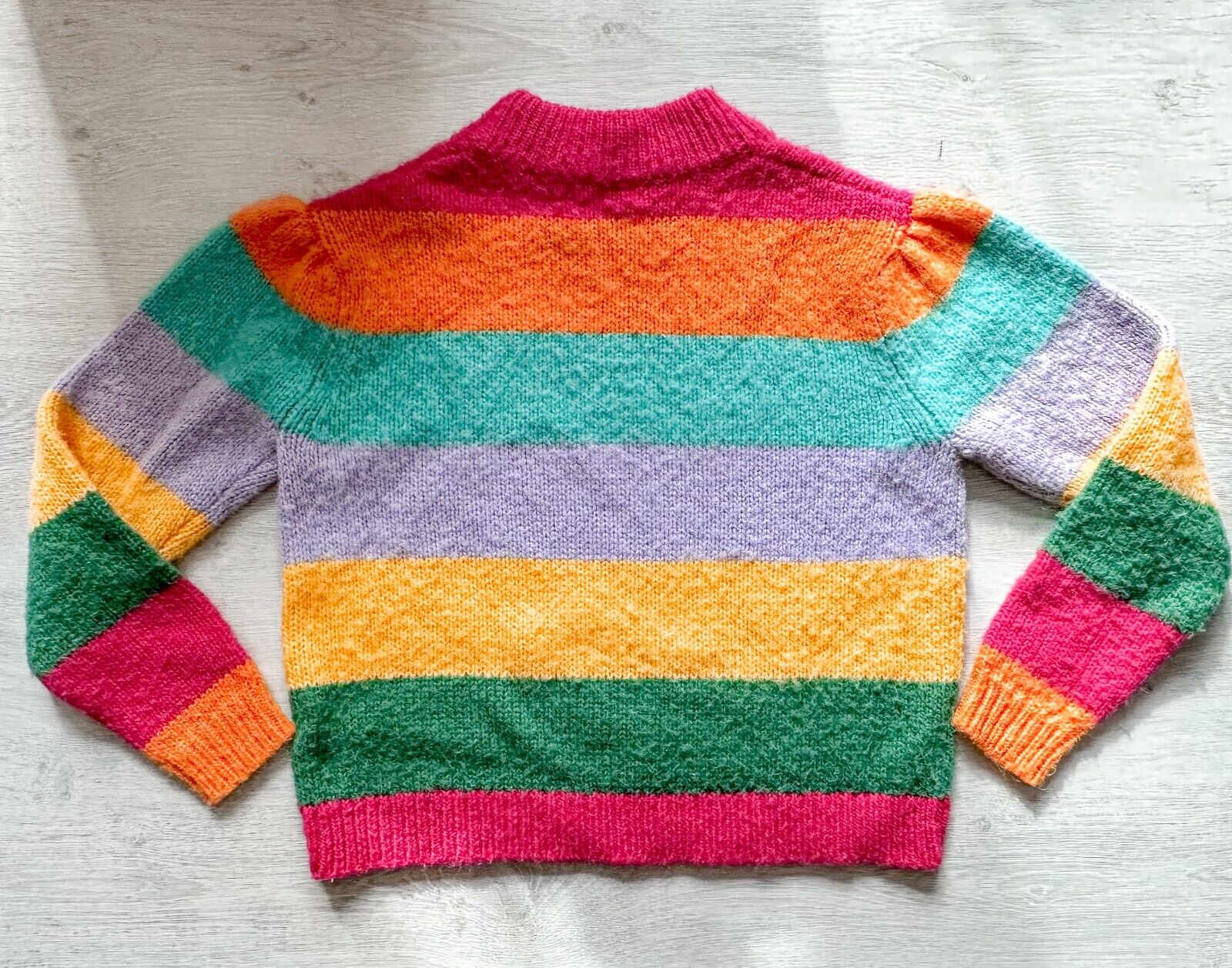 OLIVIA RUBIN Rainbow Colourful Stripe Sweater Cosy Matty Sweater Jumper - House Of Huntington