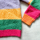 OLIVIA RUBIN Rainbow Colourful Stripe Sweater Cosy Matty Sweater Jumper - House Of Huntington