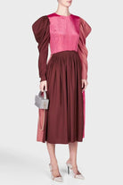 REJINA PYO Ivy Panelled Midi Colourblock Dress - House Of Huntington