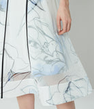 Coast Liza Midi Structured Floral White & Multi Dress - House Of Huntington