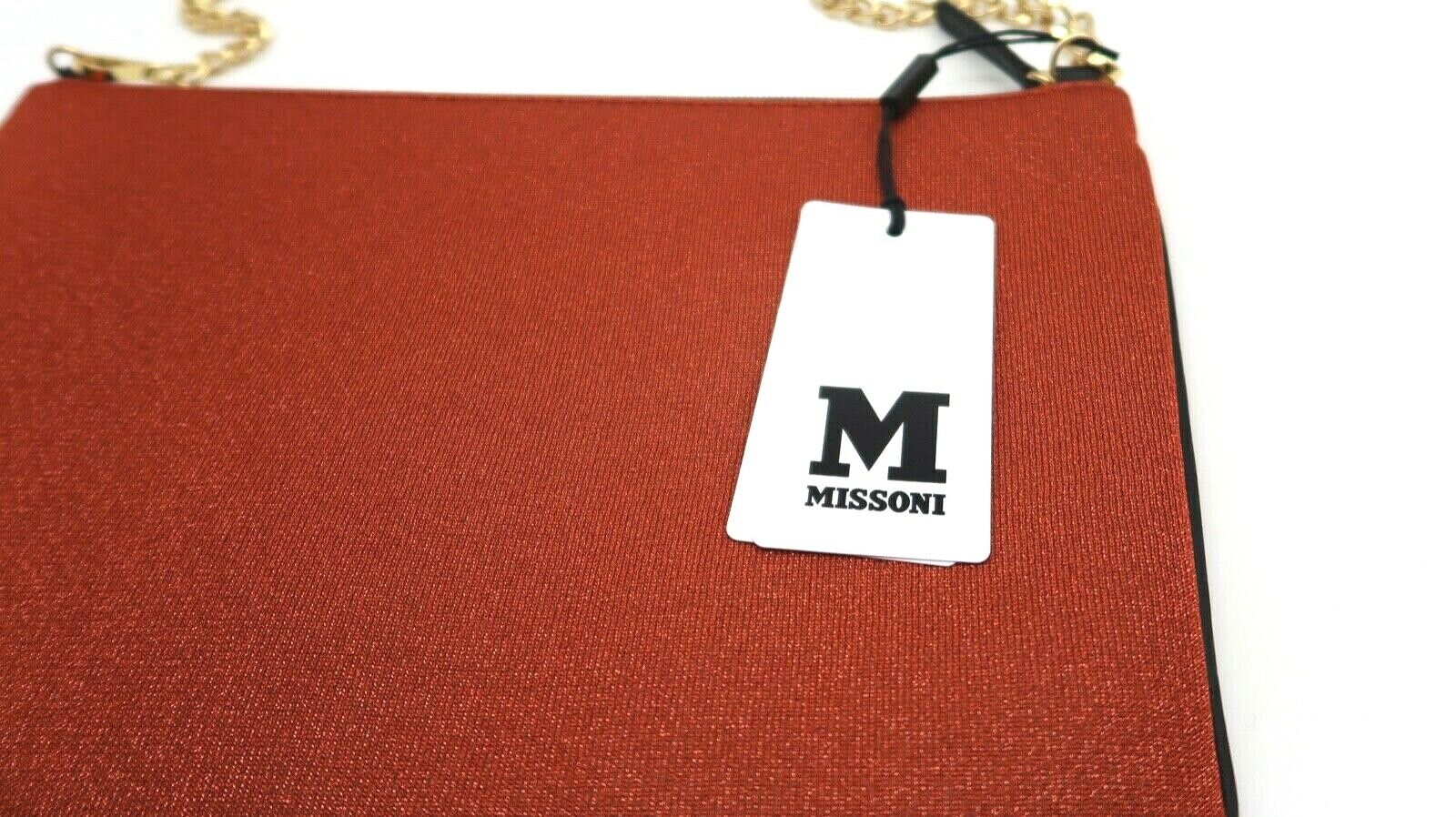 MISSONI Giltter Bronze Party Date Night Shoulder Bag