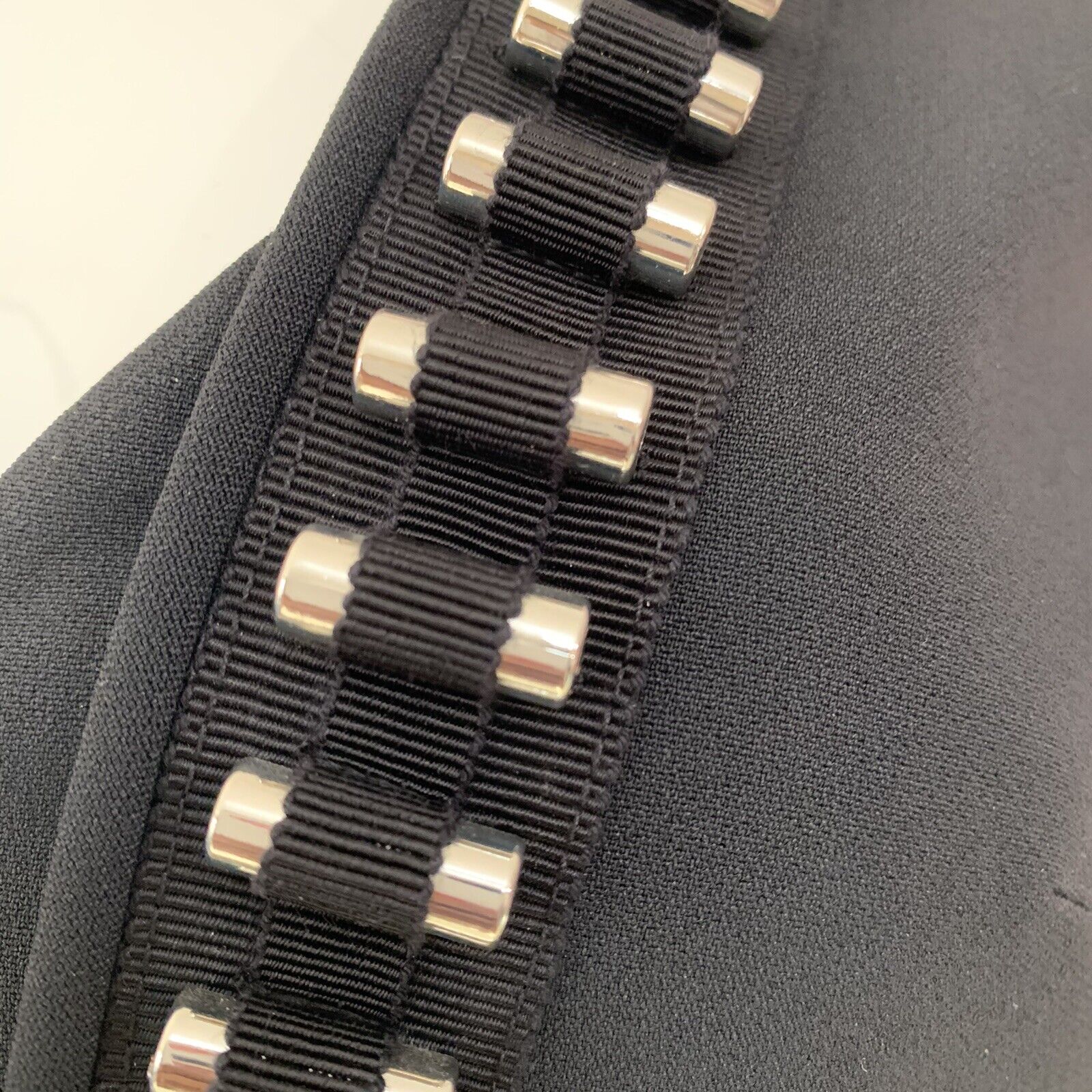 DAVID KOMA Black Tube Detail V-Neck Long Sleeve Dress - House Of Huntington