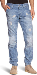 G-Star 5620 Low Tapered Topaz Light Aged Destroy Jeans