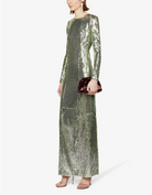 GALVAN LONDON Adela Full Sequinned Cut Out Open Back Evening Gown Dress - House Of Huntington