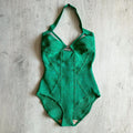 HERVE LEGER Emmalie Green Bandage Halterneck Club Party Swimsuit - House Of Huntington