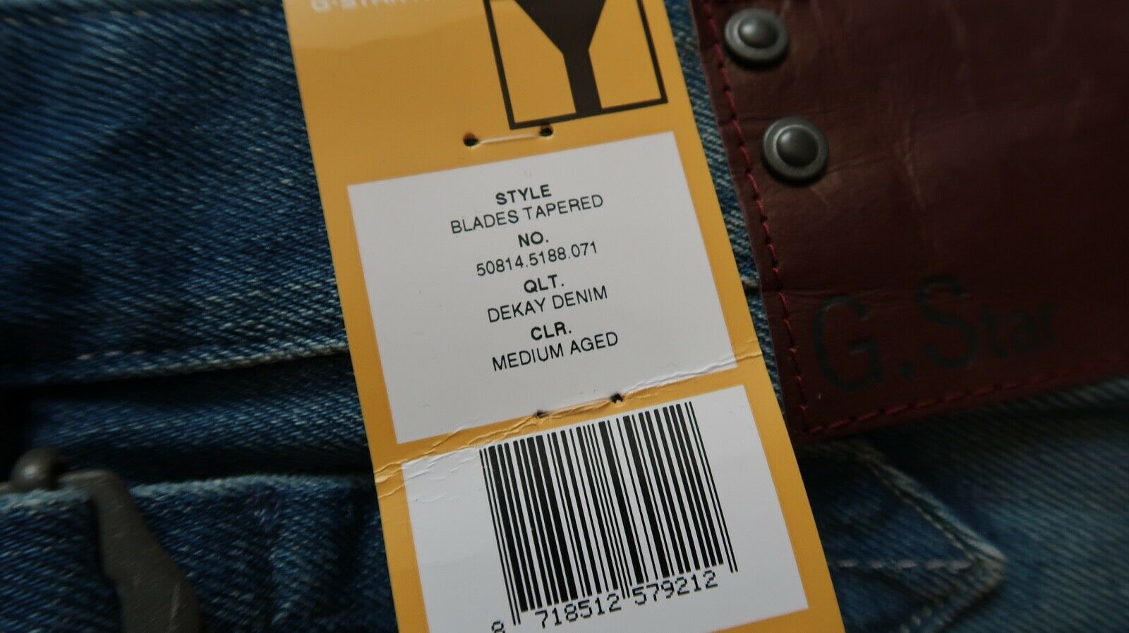 G-Star Blade 锥形 Dekay Denim 中号做旧牛仔裤