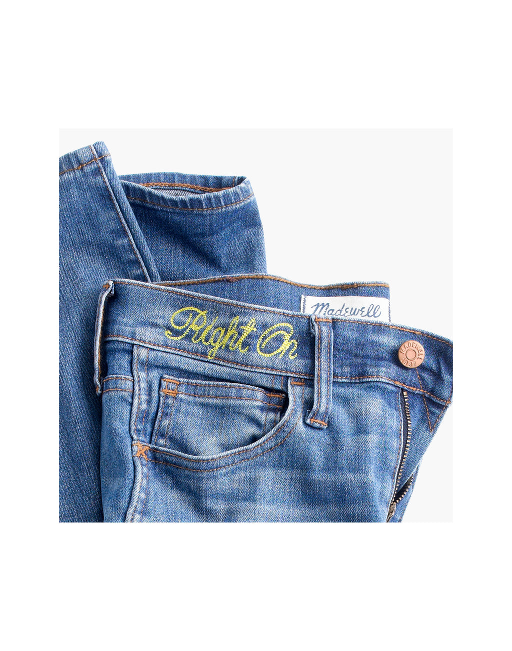 MADEWELL 10 英寸海耶斯水洗高腰紧身牛仔裤