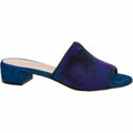 Pretty Ballerinas Blue Abstract Mules Summer Shoes - House Of Huntington