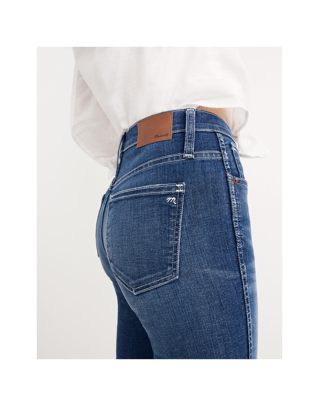 Madewell Slim Straight Denim Jeans Raw Hem Edition - House Of Huntington
