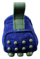 Pal Zileri Blue Suede Car Driving Loafer Shoes - House Of Huntington