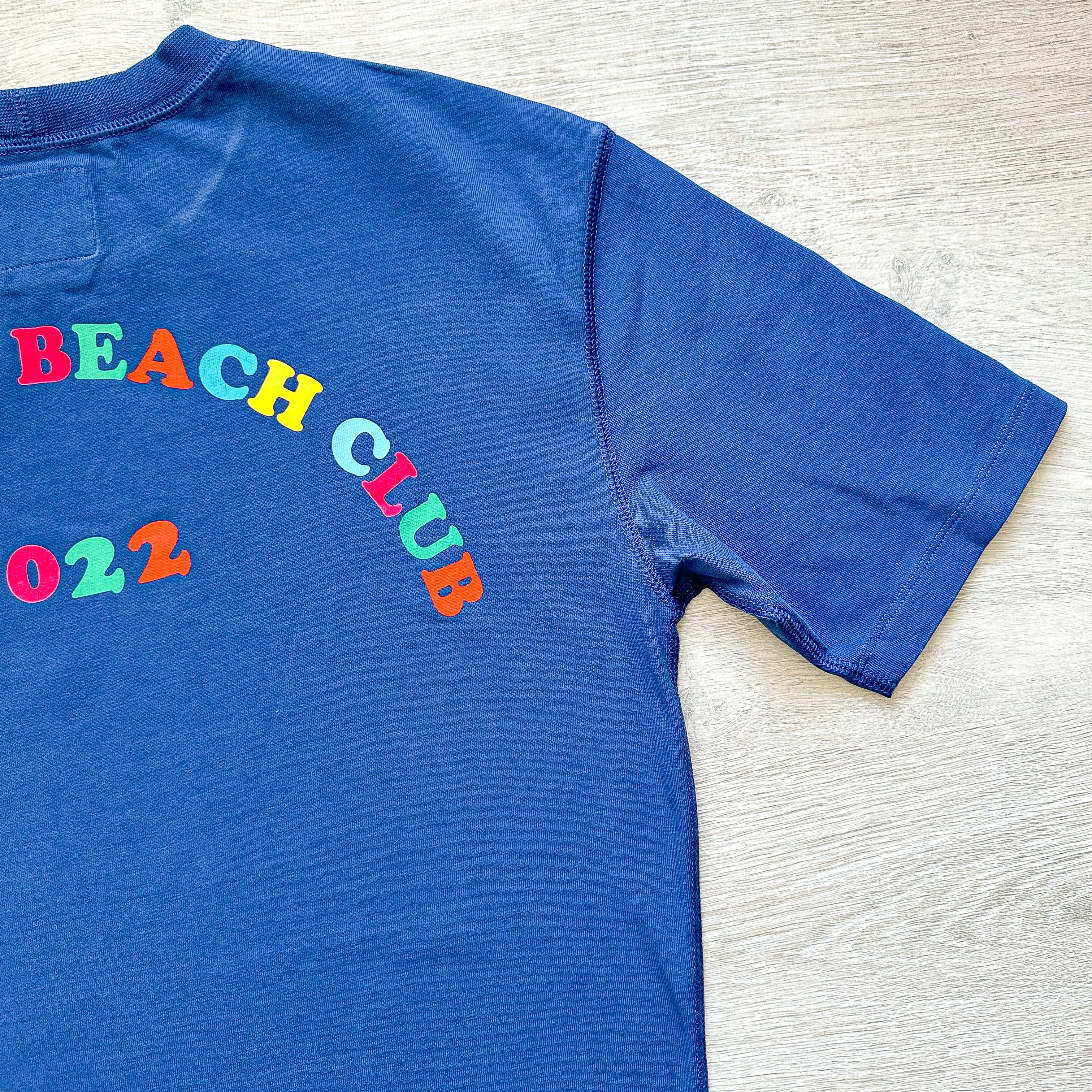 Drake's Seatown Beach Club 2022 Blue Hiking Tee Shirt - House Of Huntington