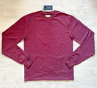 Drake's Burgundy Long Sleeve Hiking Tee Shirt - House Of Huntington