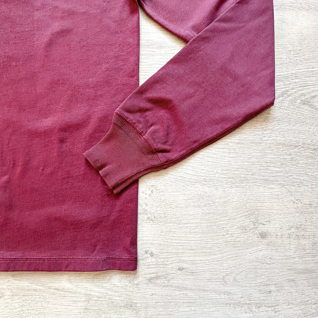 Drake's Burgundy Long Sleeve Hiking Tee Shirt - House Of Huntington