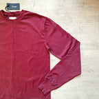 Drake's Burgundy Long Sleeve Hiking Tee Shirt - House Of Huntington