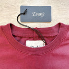 Drake's Burgundy Long Sleeve Hiking Tee Shirt - House Of Huntington
