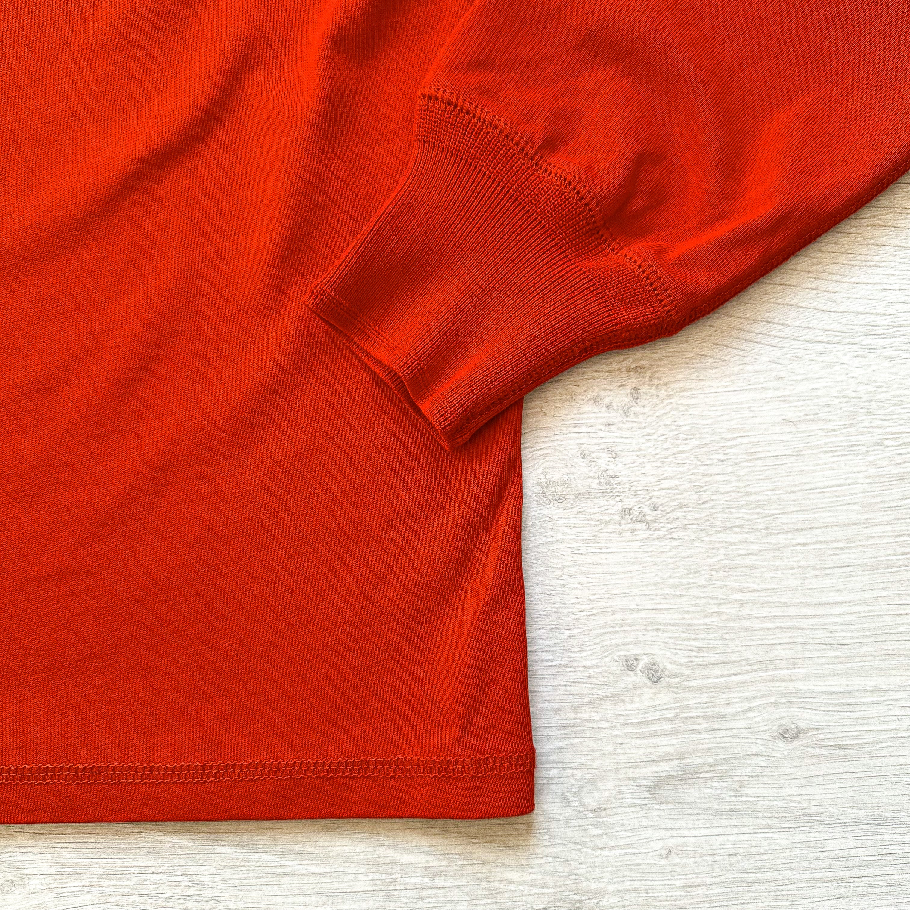 Drake's Red Long Sleeve Hiking Tee Shirt - House Of Huntington