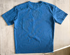 Drake's Blue Short Sleeve Chest Pocket Hiking Tee Shirt - House Of Huntington
