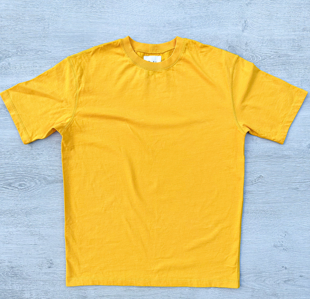 Drake's Yellow Short Sleeve Hiking Tee Shirt - House Of Huntington
