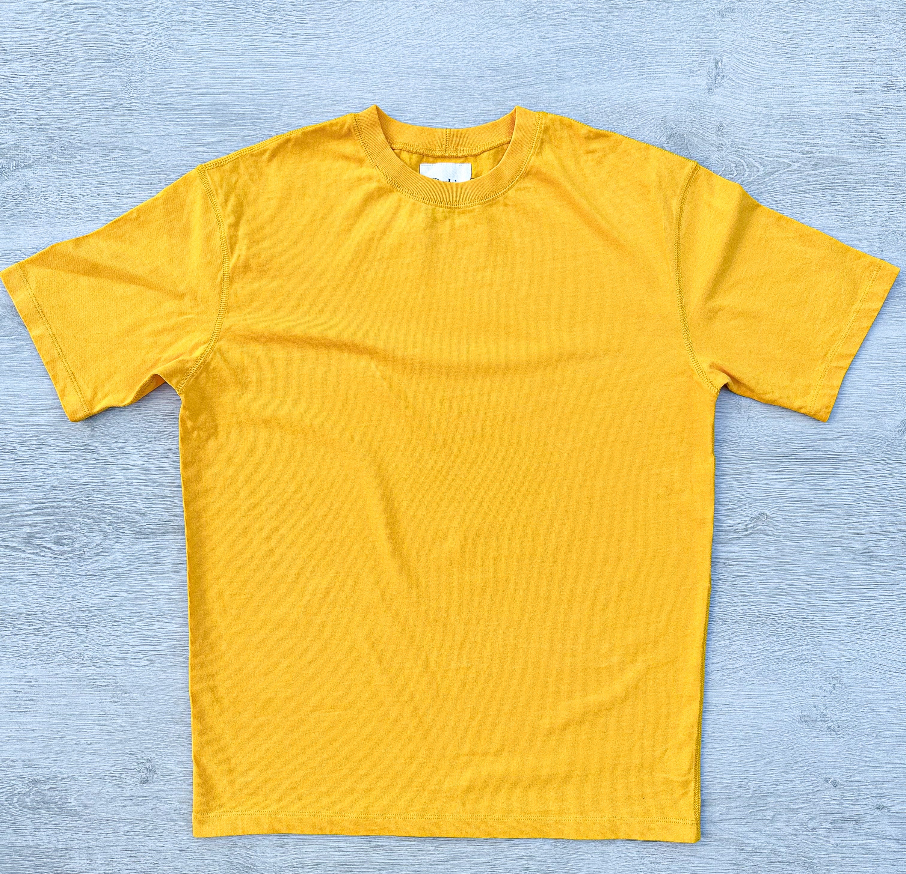 Drake's Yellow Short Sleeve Hiking Tee Shirt - House Of Huntington