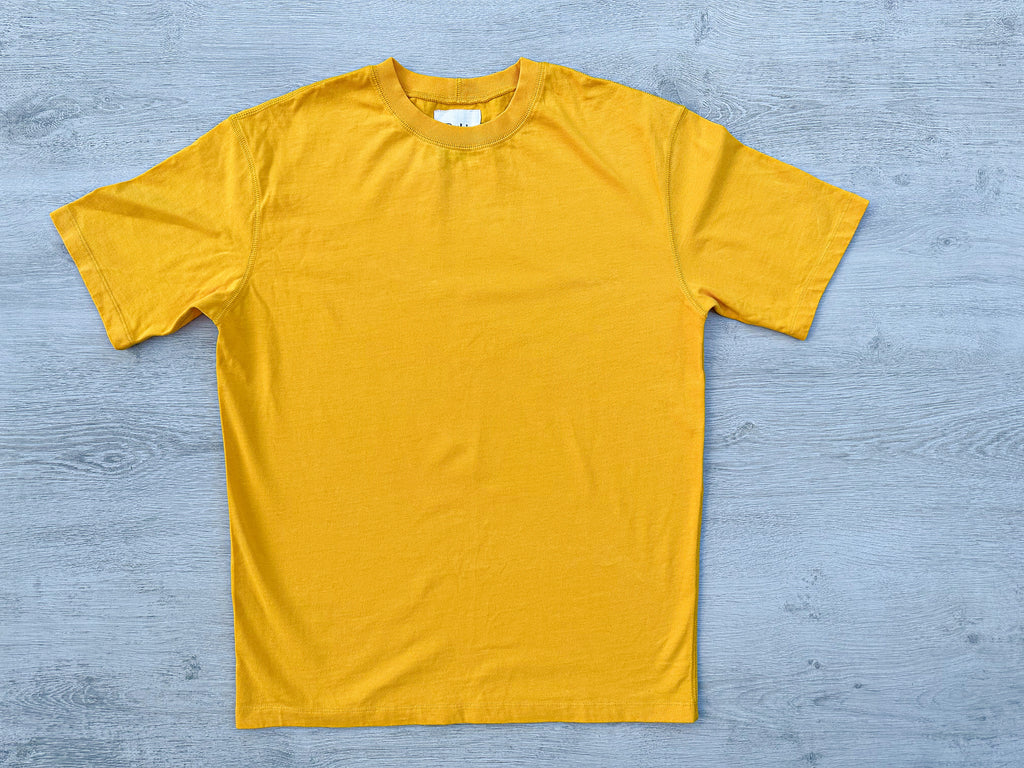Drake's Yellow Short Sleeve Hiking Tee Shirt - House Of Huntington