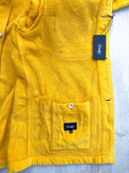 Drake's Yellow Terry Towelling 5 Pocket Chore Jacket - House Of Huntington