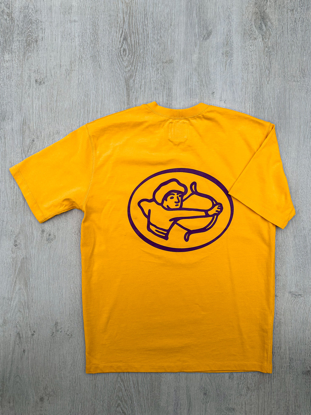 Drake's Mughal Archer Yellow Tee Shirt - House Of Huntington