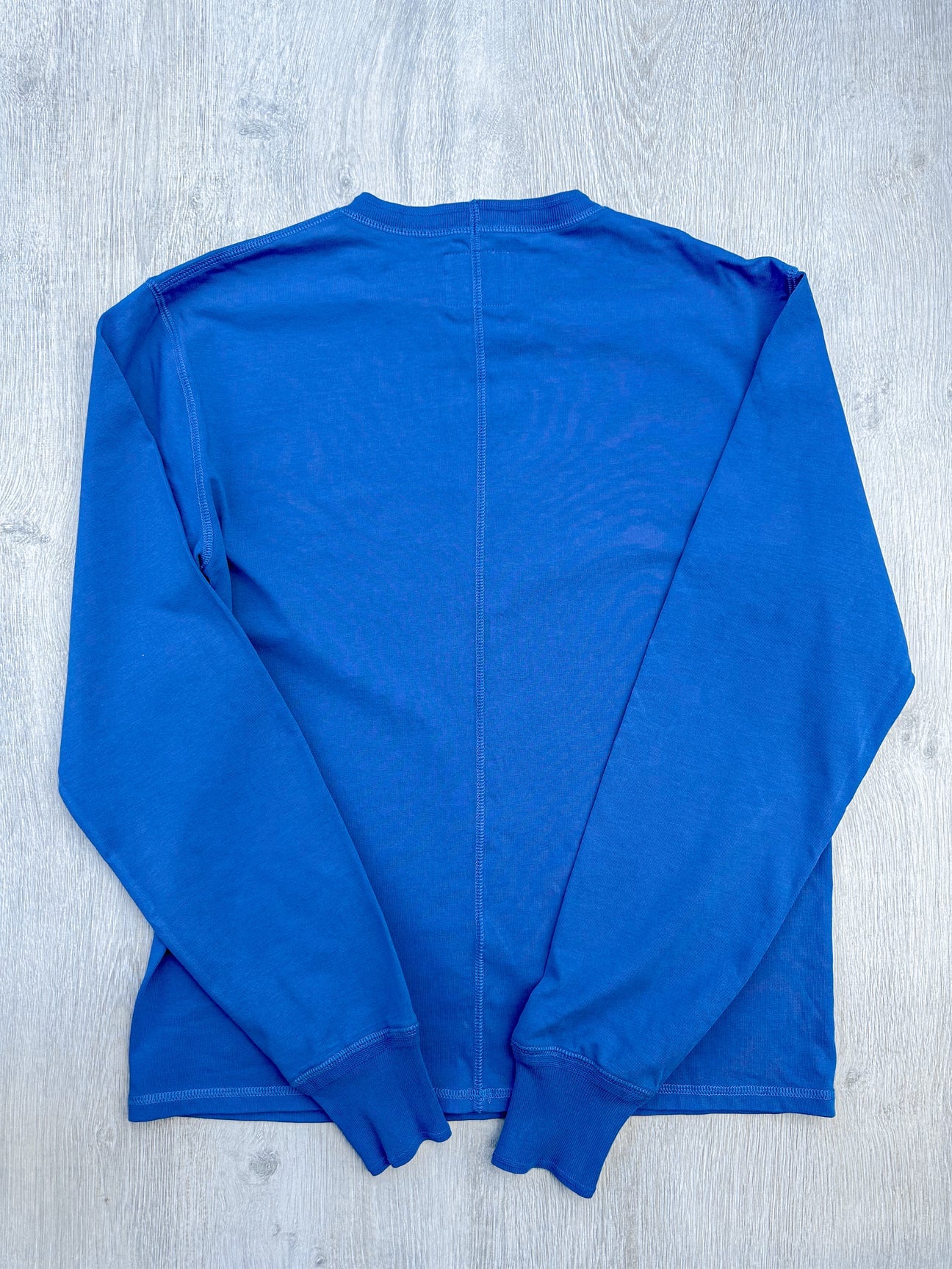 Drake's Blue Long Sleeve Hiking Tee Shirt - House Of Huntington