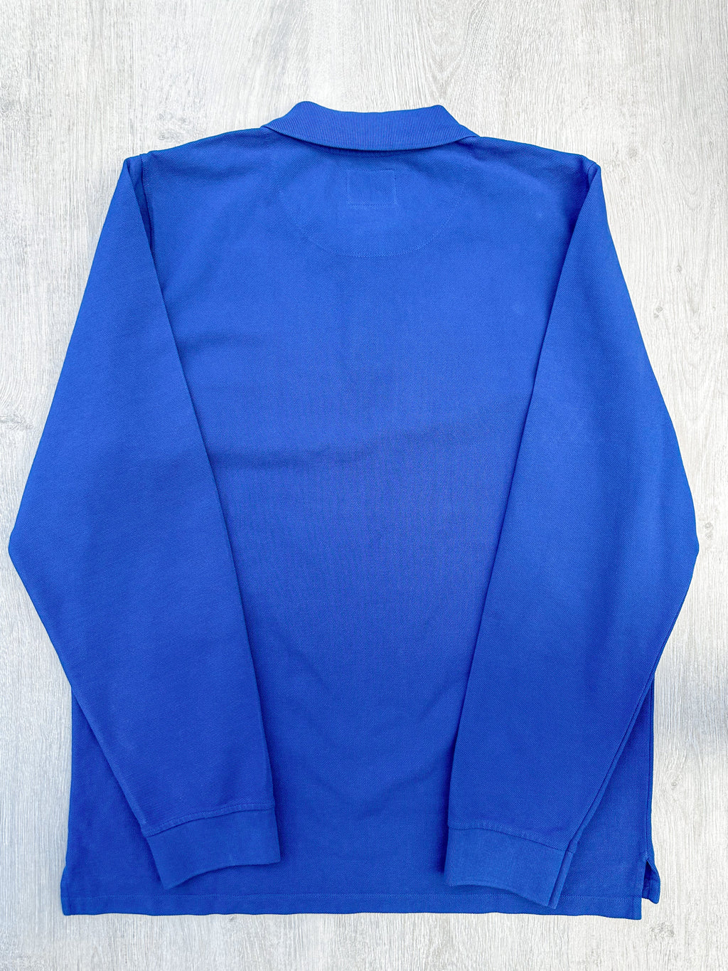 Drake's Blue Polo Shirt With Long Sleeve - House Of Huntington