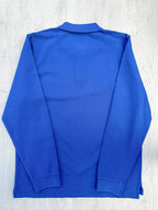 Drake's Blue Polo Shirt With Long Sleeve - House Of Huntington