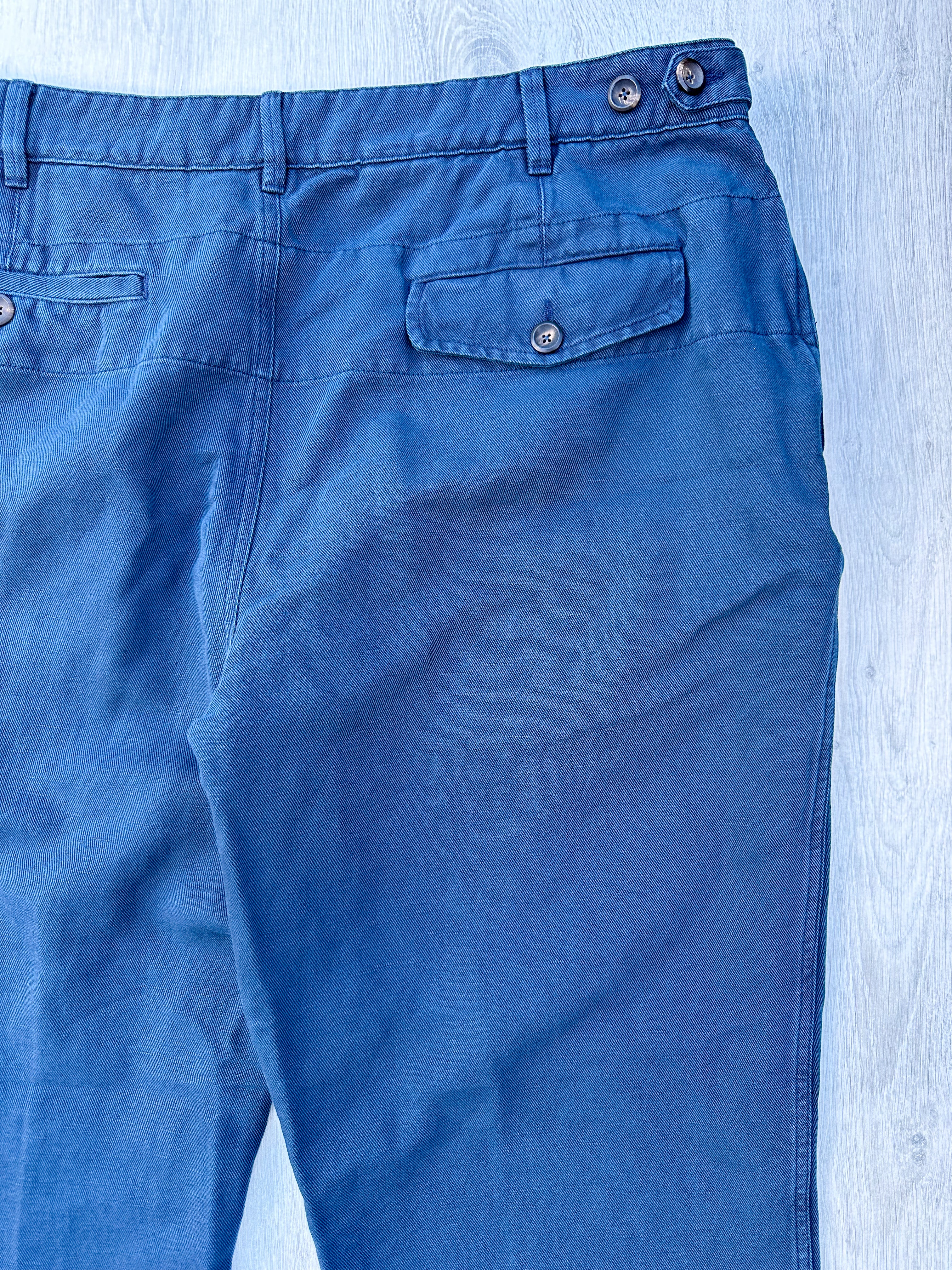 Drake's Blue Games Chino Trousers - House Of Huntington