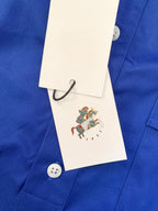 Drake's Colour Block Blue & Red Shirt - House Of Huntington