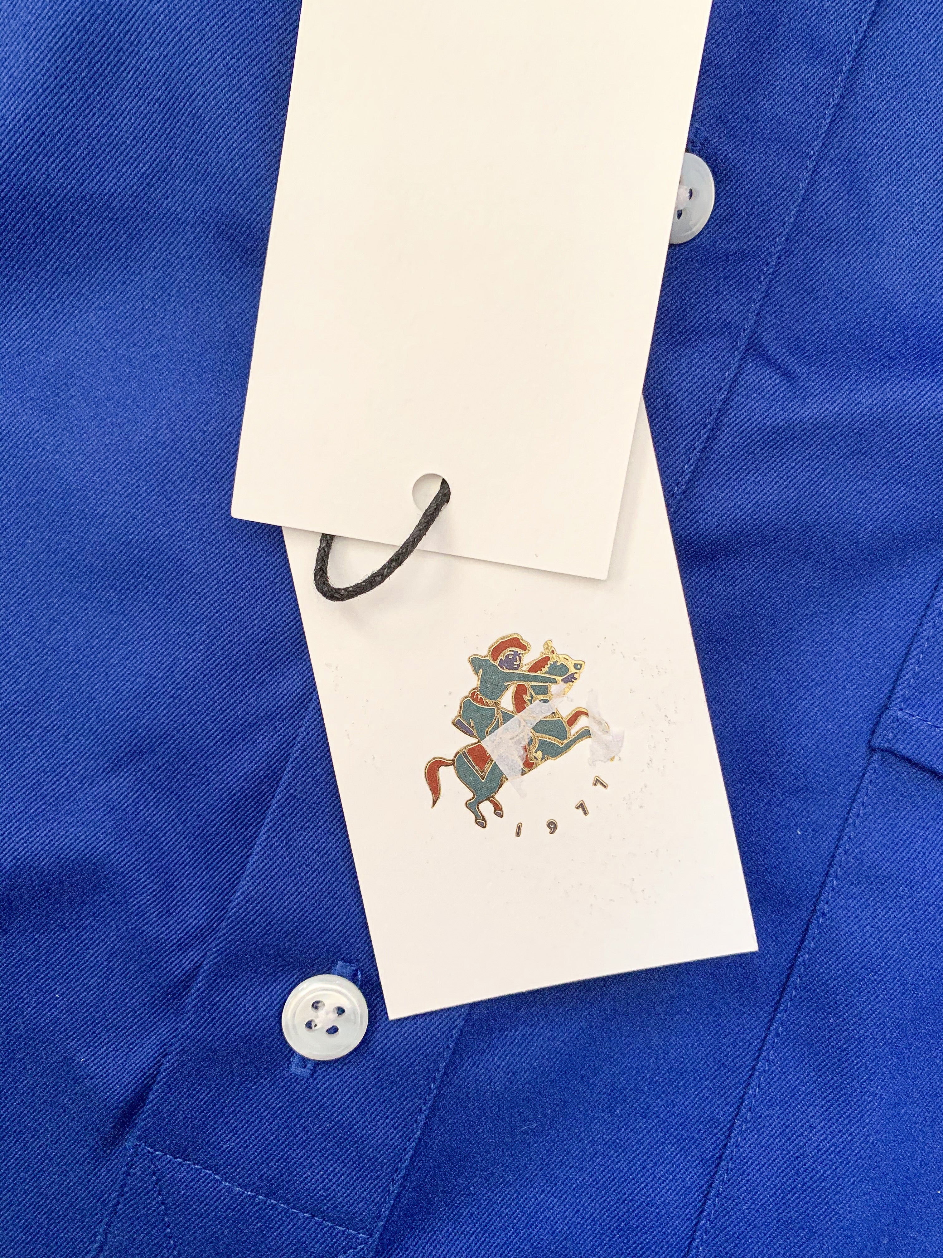 Drake's Colour Block Blue & Red Shirt - House Of Huntington