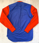 Drake's Colour Block Blue & Red Shirt - House Of Huntington