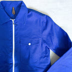 Drake's Blue Cotton 18oz Canvas Yacht Sailing Chore Jacket - House Of Huntington