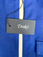 Drake's Blue Cotton 18oz Canvas Yacht Sailing Chore Jacket - House Of Huntington