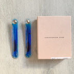 Christopher Kane Lava Gel Large Blue Earrings - House Of Huntington
