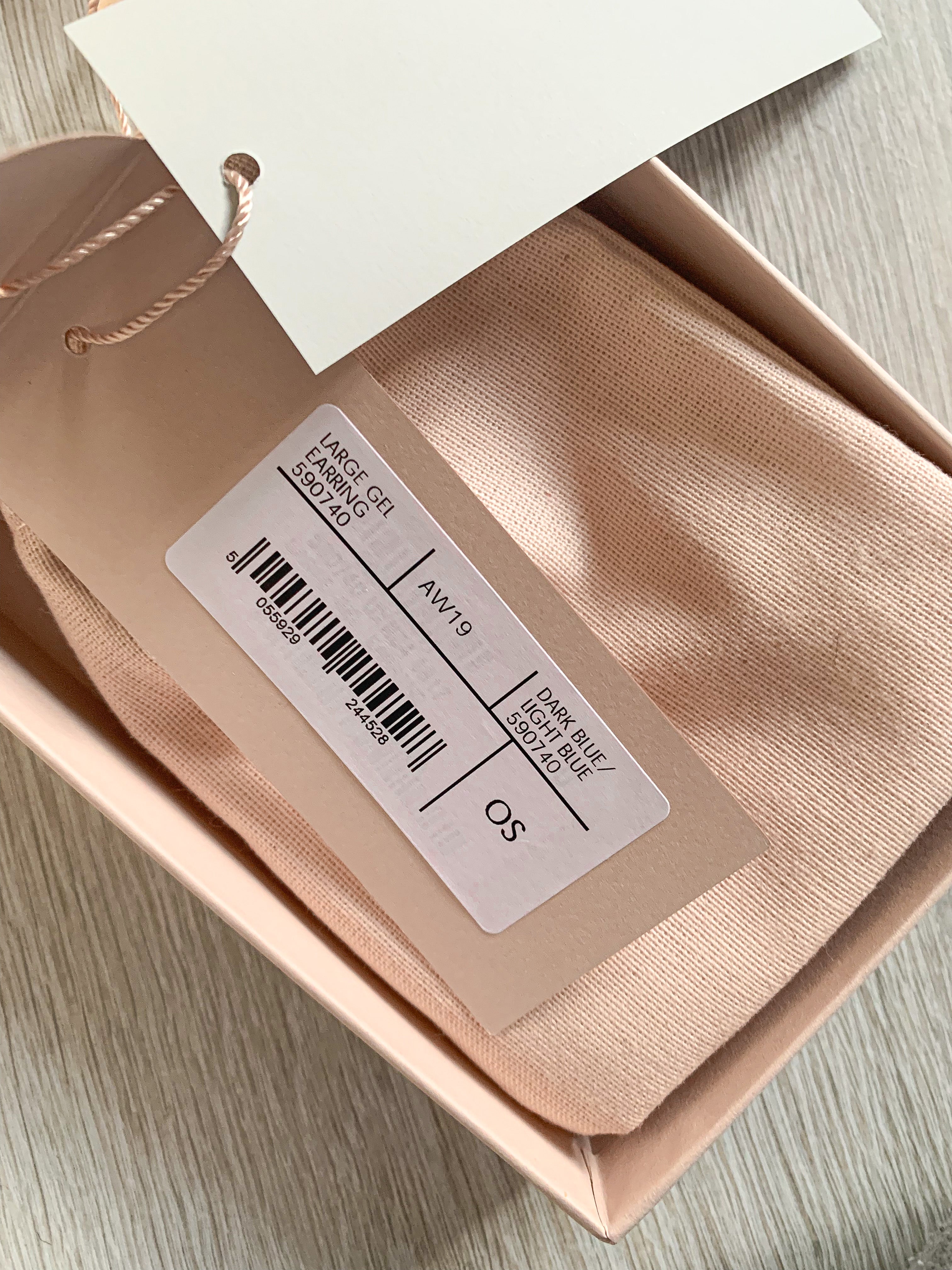 Christopher Kane Lava Gel Large Blue Earrings - House Of Huntington