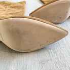 Dear Frances Camel Corduroy Sleeve Millerighe Boots - House Of Huntington