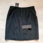 DAVID KOMA Perspex Sequin Zebra Motif Mini Black Skirt - House Of Huntington