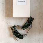 Alexandre Vauthier Crystal Embellished Black Boots - House Of Huntington