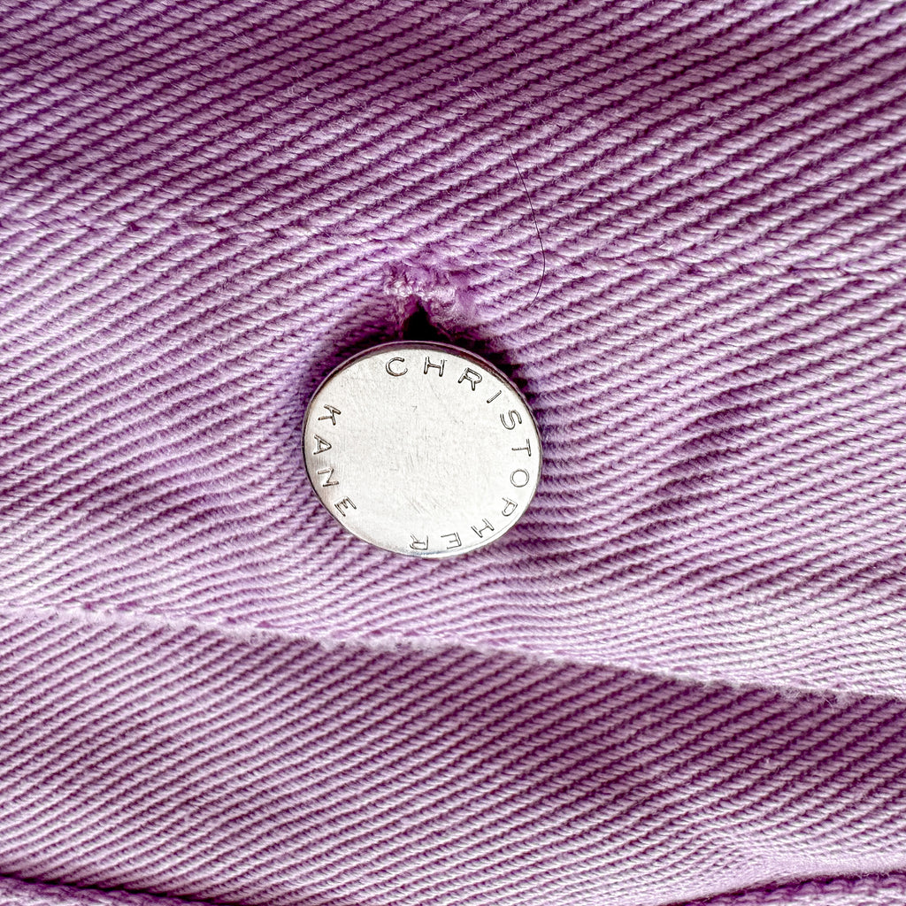 Christopher Kane Pastel Purple Denim Jacket - House Of Huntington