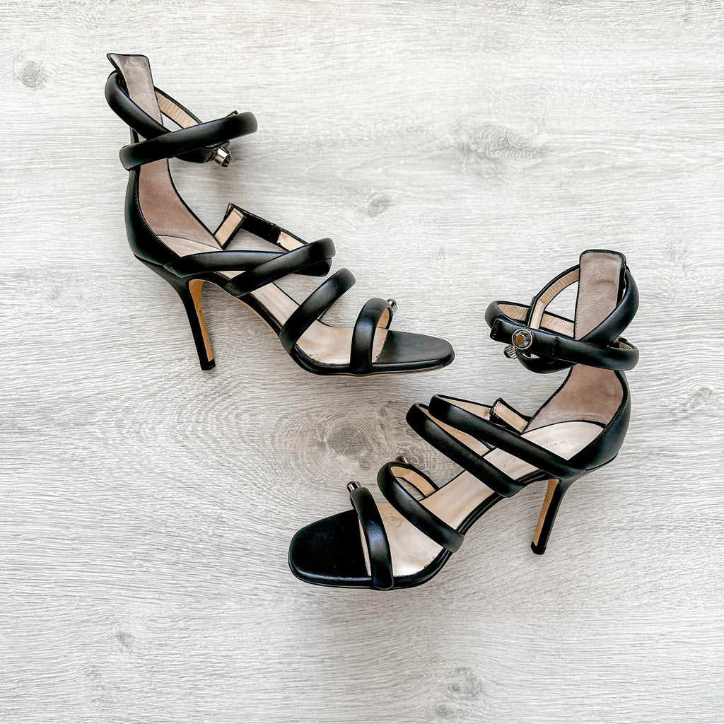 Christopher Kane Spiral Strappy Embellished High Heels - House Of Huntington