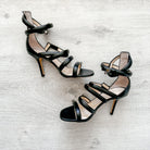 Christopher Kane Spiral Strappy Embellished High Heels - House Of Huntington