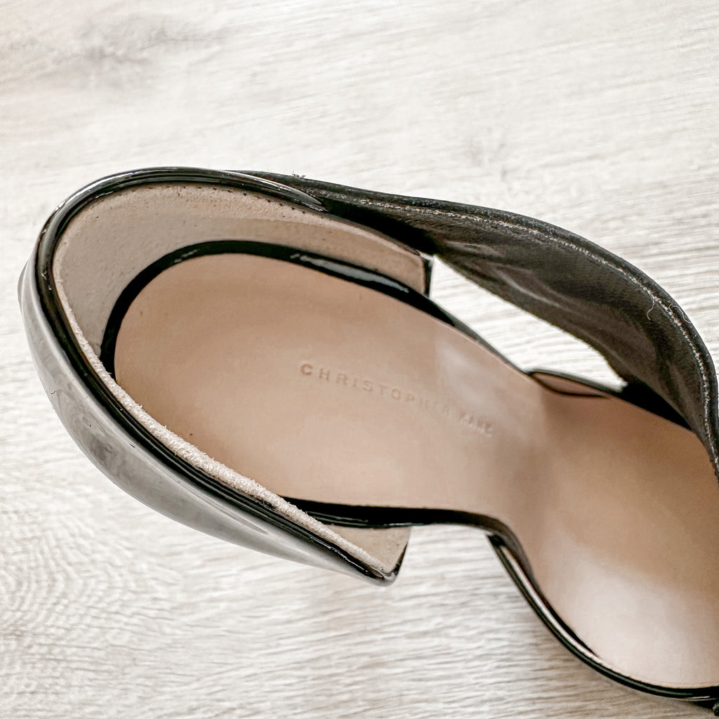 Christopher Kane Black Silver Detail Pointed Toe High Heels - House Of Huntington