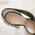 Christopher Kane Black Silver Detail Pointed Toe High Heels - House Of Huntington