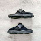 Christopher Kane Black Safety Buckle Slip On Trainers Sneakers - House Of Huntington