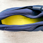 Christopher Kane Blue with Neon Green Safety Buckle Low Top Trainers Sneakers - House Of Huntington