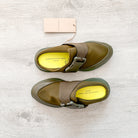 Christopher Kane Khaki Green Safety Buckle Trainers Sneakers Slides - House Of Huntington