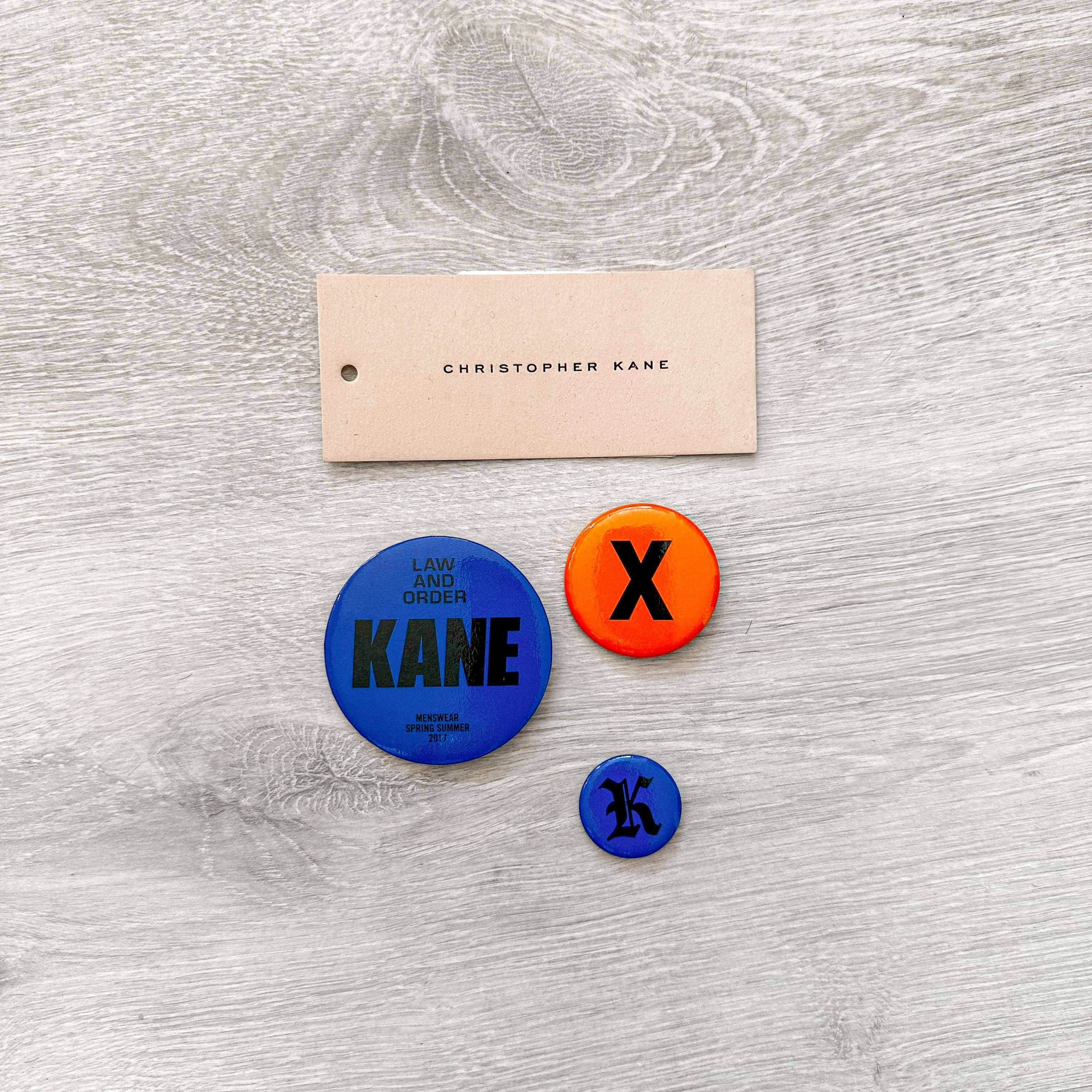 Christopher Kane Logo Badges Set of Three - House Of Huntington